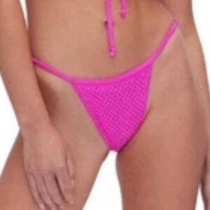 NWT Good American Women Hawiian Pink bottom Swim sz 4/XL